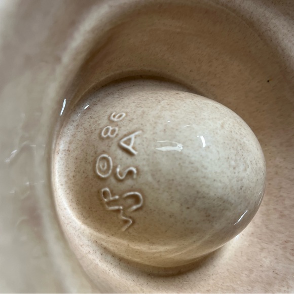 Vintage 1986 METLOX Chip and Dip Sombrero Ceramic California Pottery - Picture 3 of 8